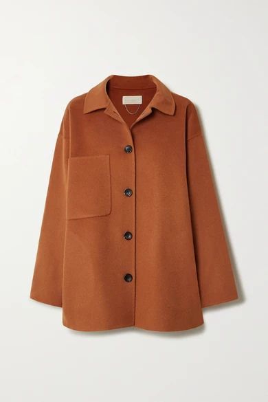 - Naïve Wool And Cashmere-blend Coat - Orange
