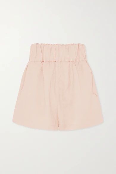 - + Net Sustain Universal Linen-blend Shorts - Blush