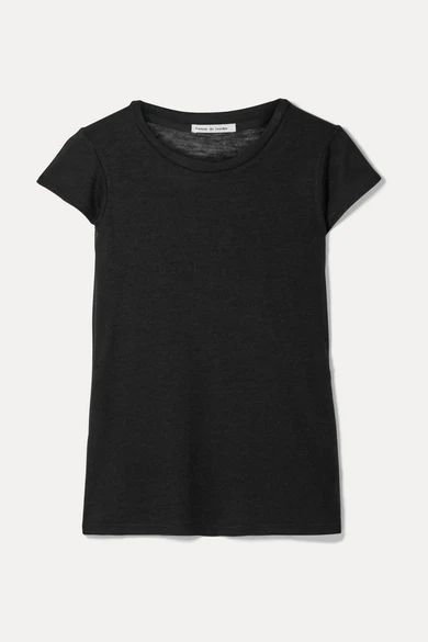 - Garçon Cashmere And Silk-blend T-shirt - Black