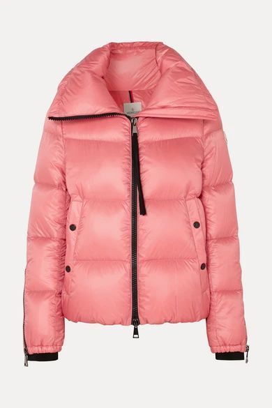 Quilted Shell Down Jacket - Pink