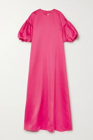 Celeste Satin Gown - Pink
