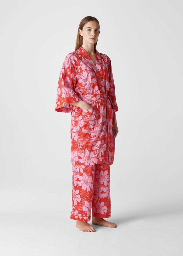 Birds Of Paradise Kimono Gown