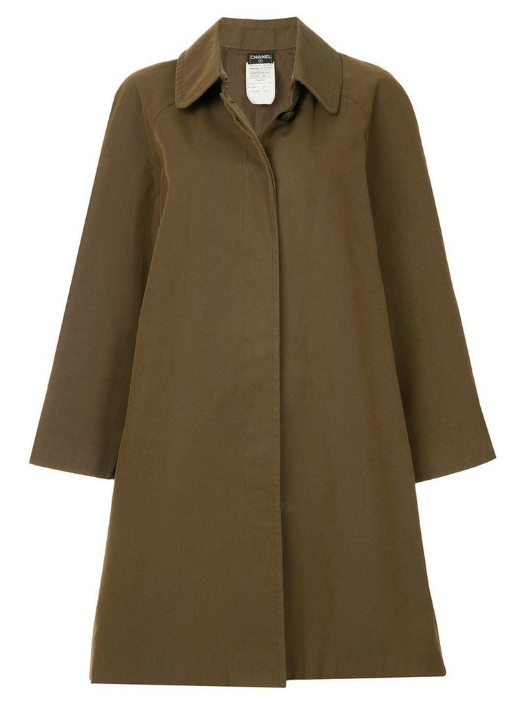 Chanel Vintage long sleeve coat jacket - Brown