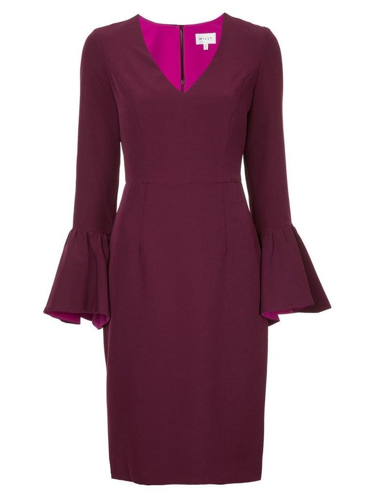 Milly wide-sleeved dress - Pink