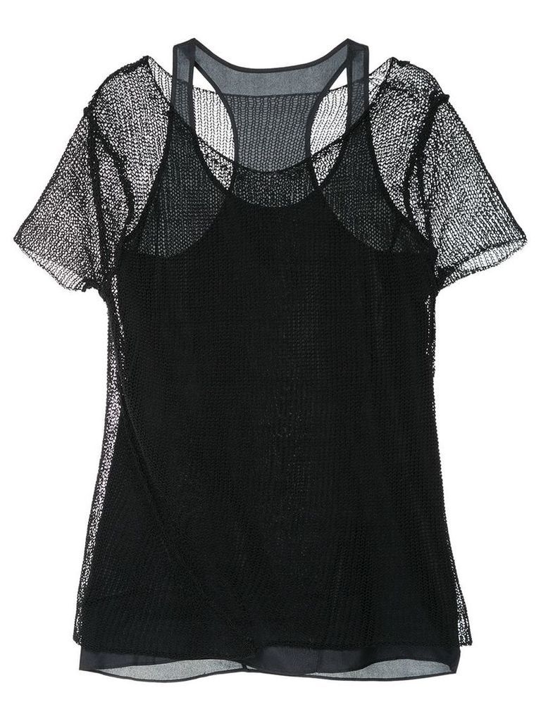 Uma Wang layered T-shirt - Black