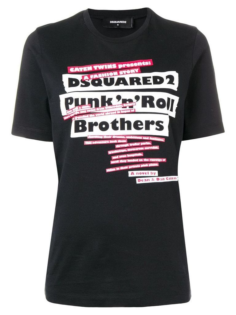 Dsquared2 printed logo T-shirt - Black