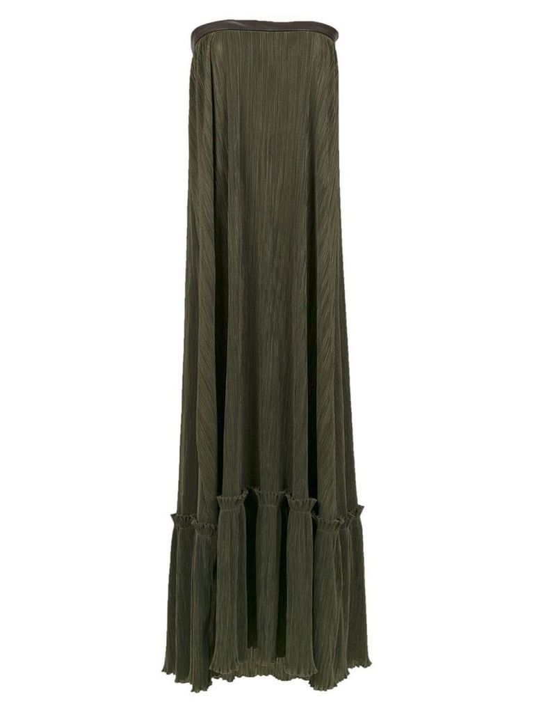 Adriana Degreas 'TQC' pleated dress - Green