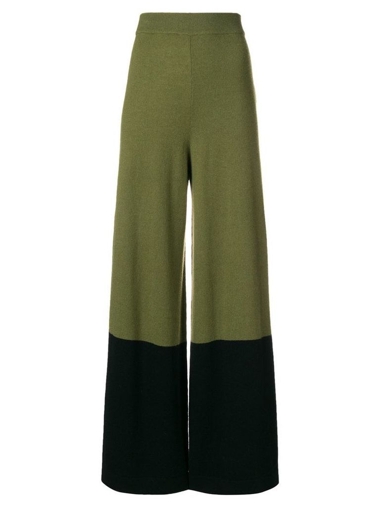 Temperley London Explorer knit trousers - Green