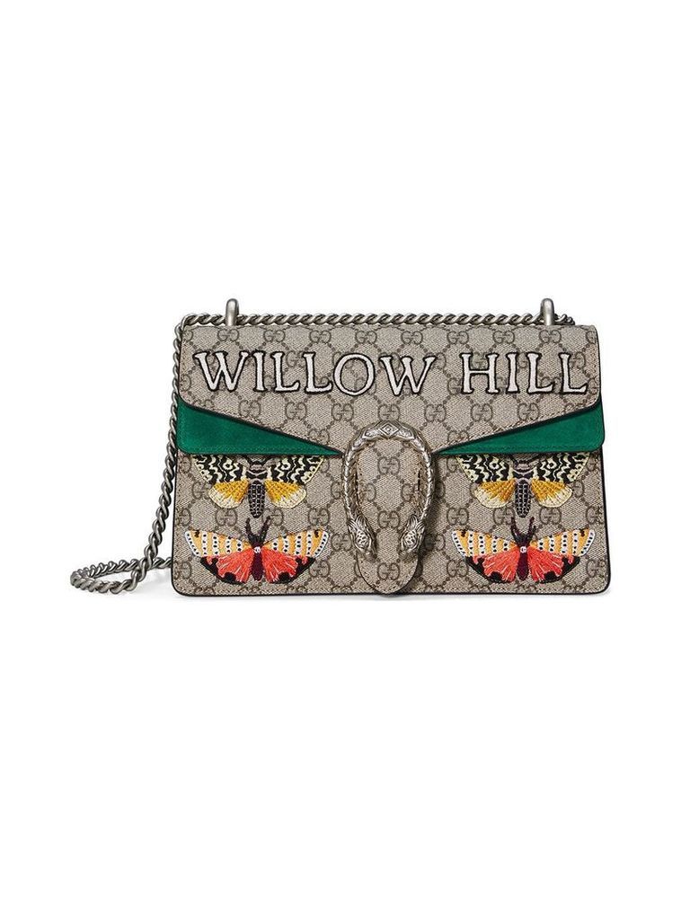 Gucci Willow Hill Dionysus Embroidered shoulder bag - Neutrals
