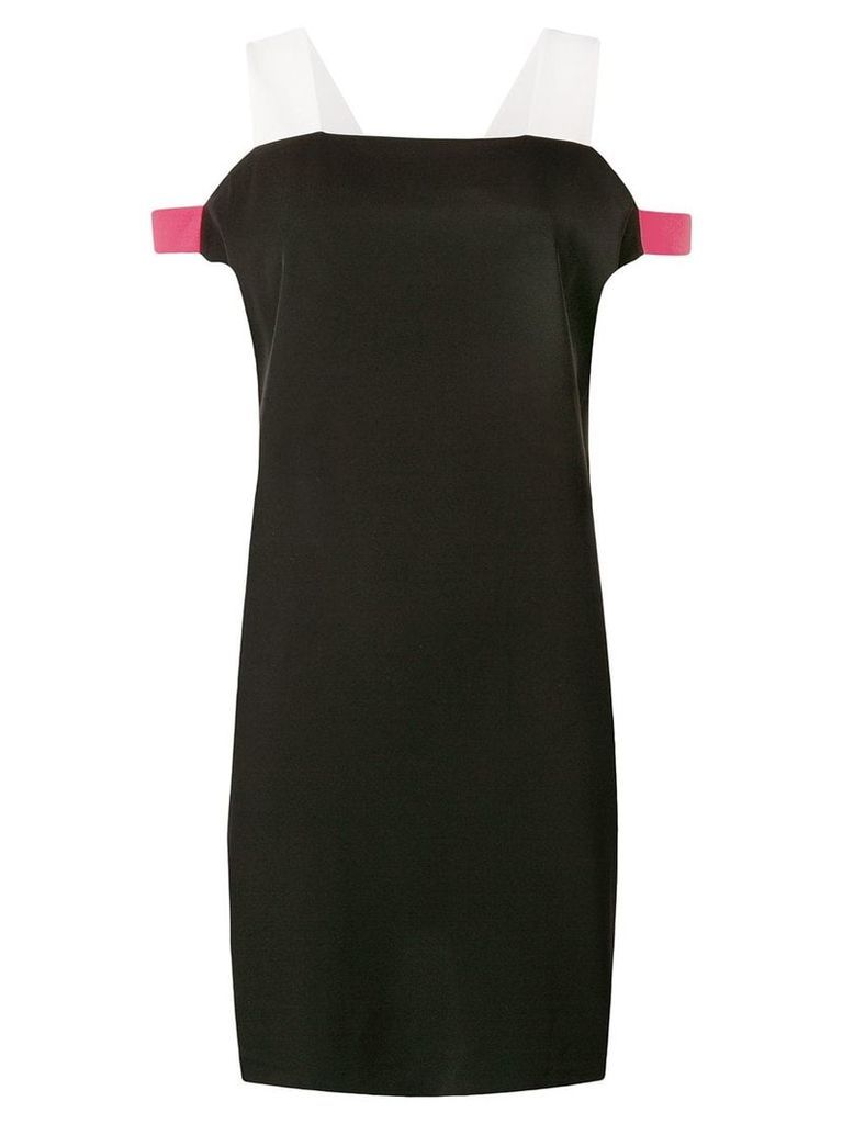 Armani Exchange black shift dress