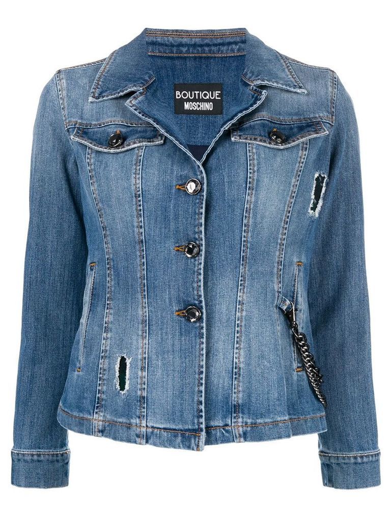 Boutique Moschino denim jacket - Blue