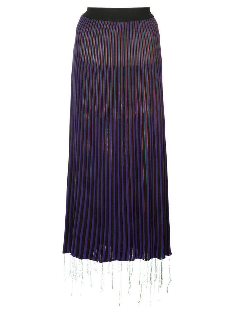 Marni asymmetrical midi skirt - Multicolour