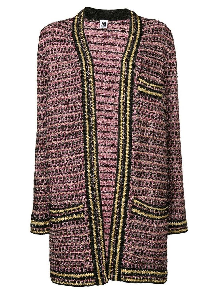 M Missoni metallic knit cardi-coat - Pink