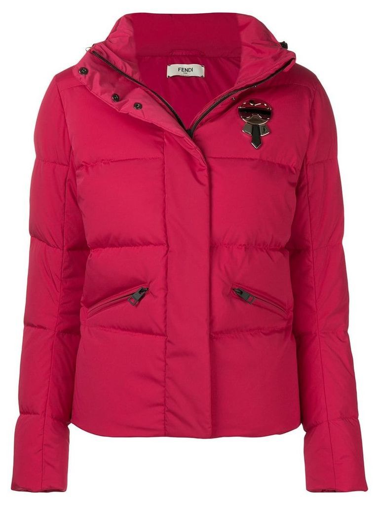 Fendi Karlito padded jacket - Red