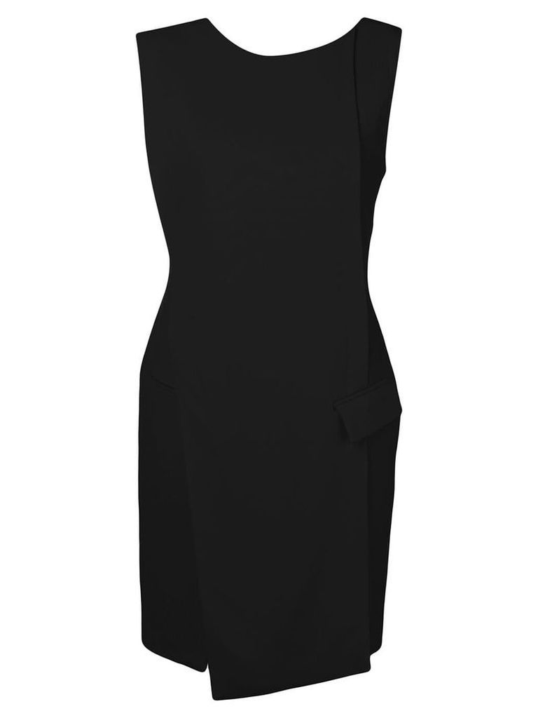 Antonio Berardi wrap front mini dress - Black