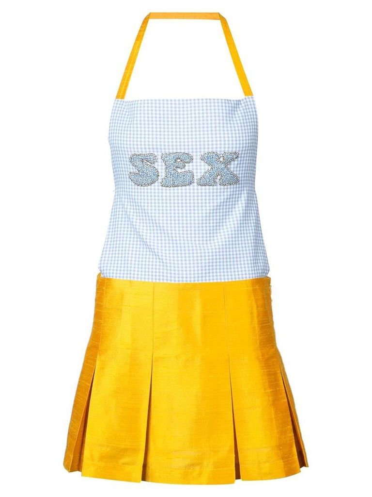 Eric Schlosberg Sex apron dress - Blue