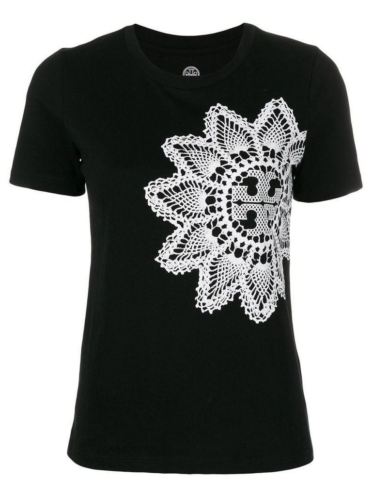Tory Burch geometric print T-shirt - Black