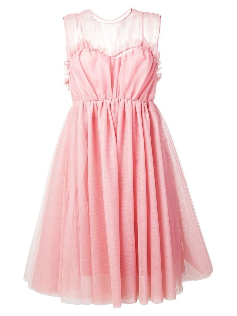 MSGM tulle babydoll dress - Pink
