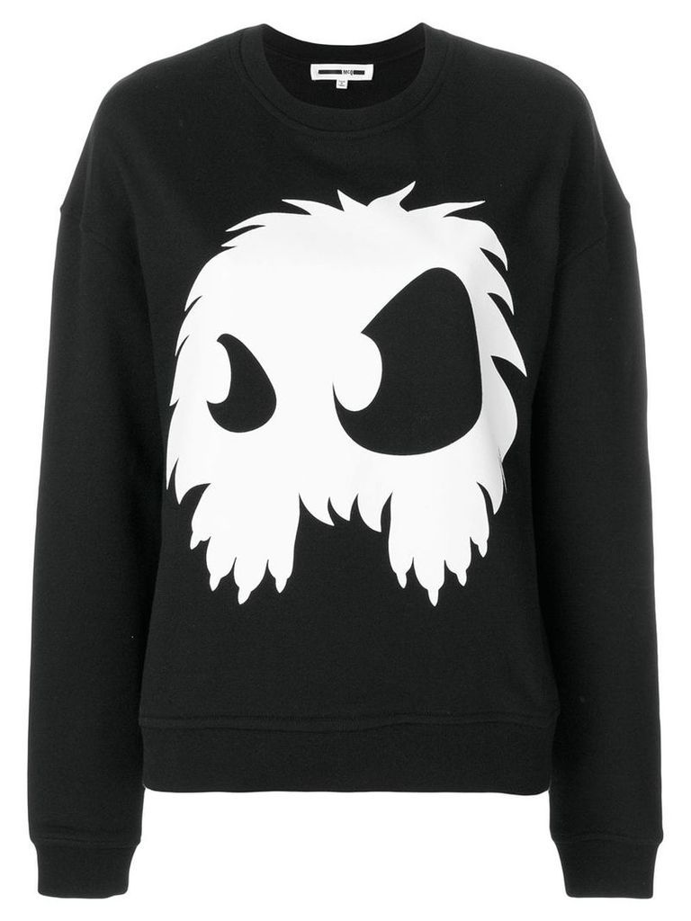 McQ Alexander McQueen monster print sweatshirt - Black