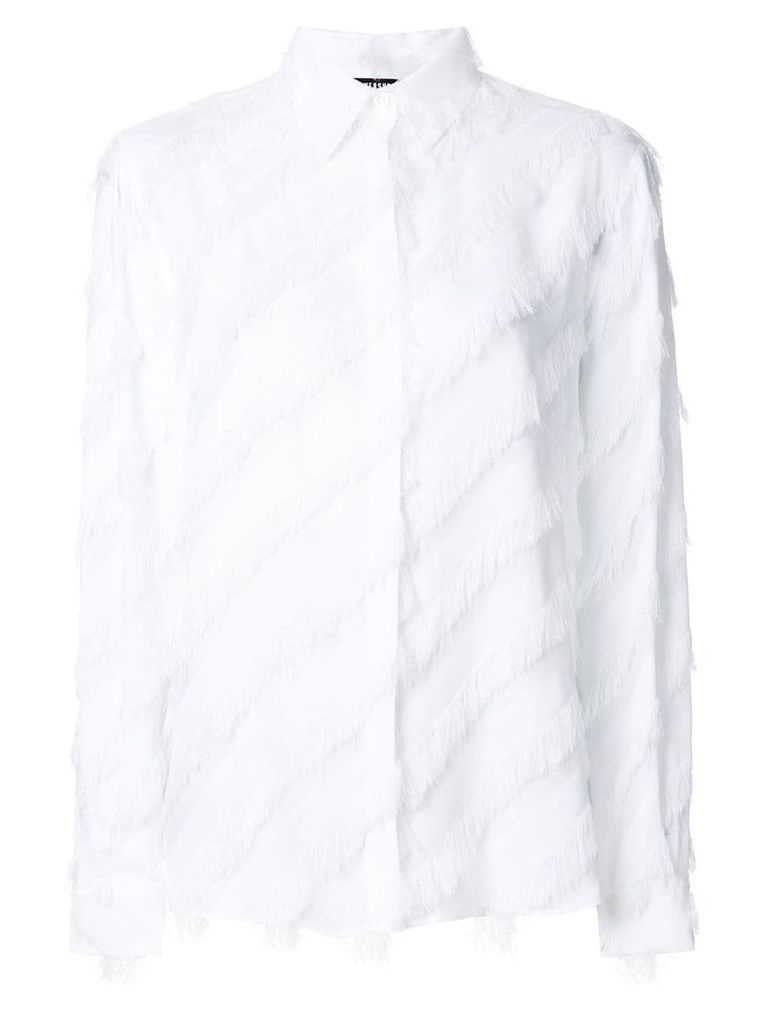 Versus fringed shirt - White