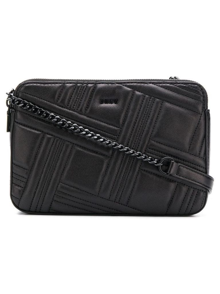 Donna Karan Allen quilted shoulder bag - Black