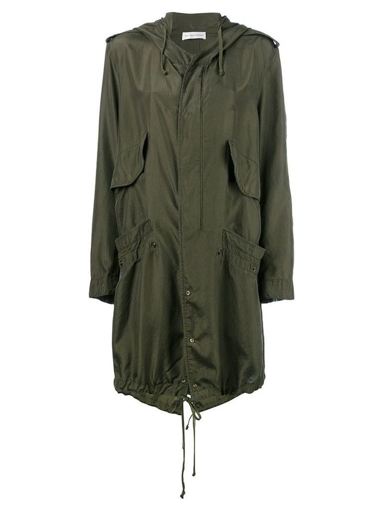 Faith Connexion hooded raincoat - Green