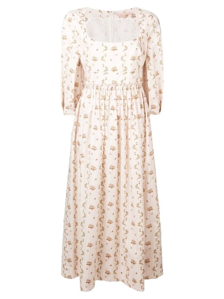 Brock Collection floral print dress - Neutrals