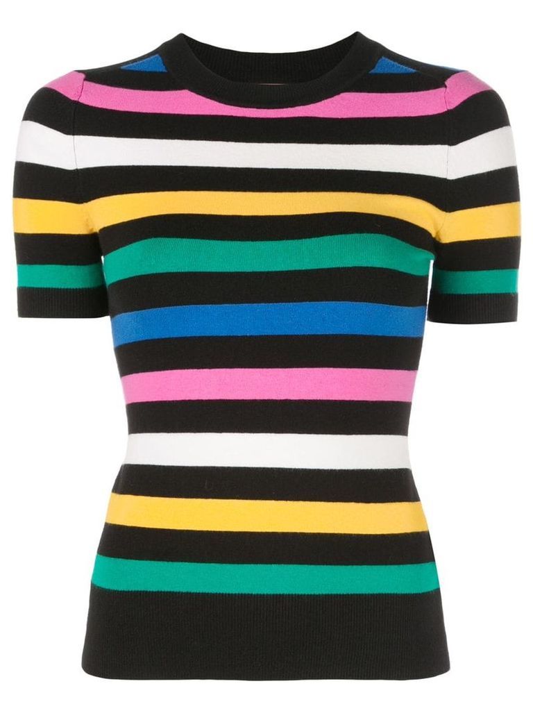JoosTricot striped knitted top - Black