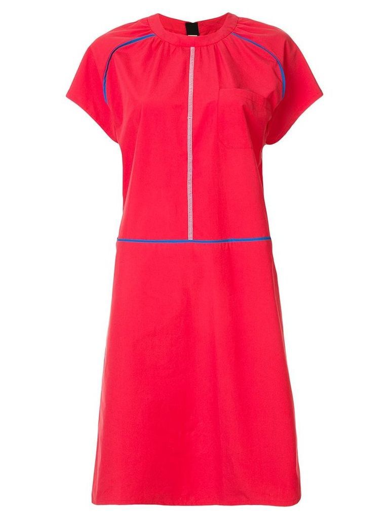 Marni short sleeve dress - Red