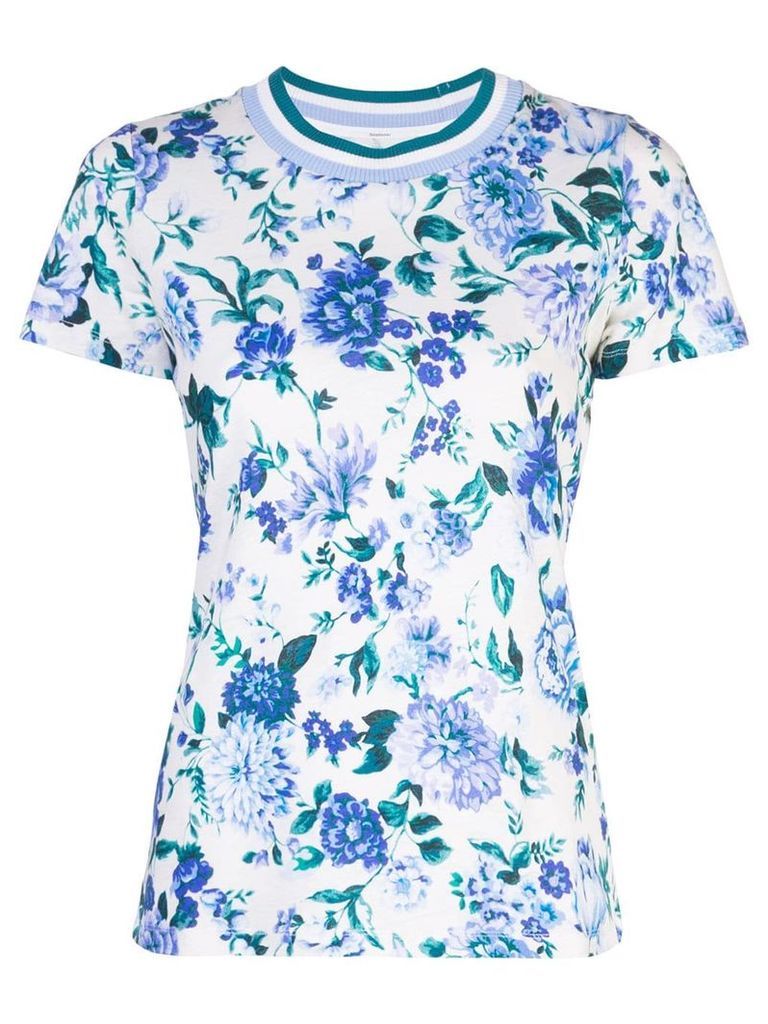 Zimmermann Moncur floral T-shirt - Blue