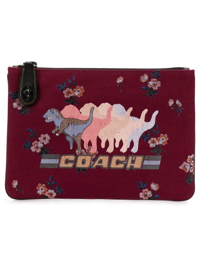 Coach Shadow Rexy turnlock pouch - Red
