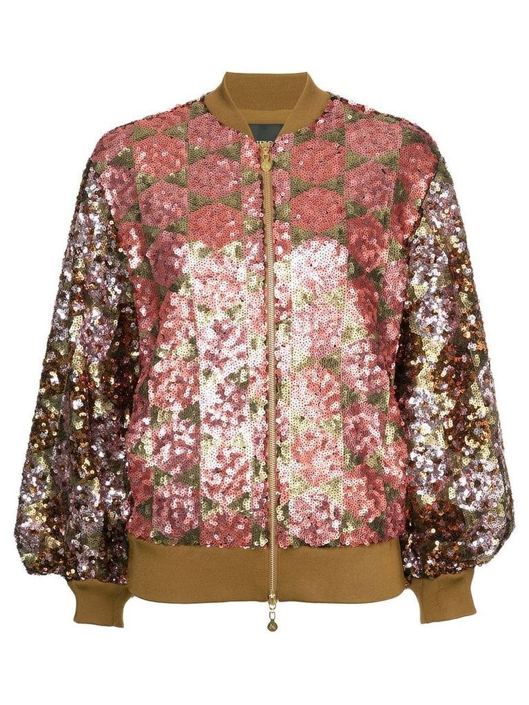 Stine Goya sequin embellished bomber jacket - Pink
