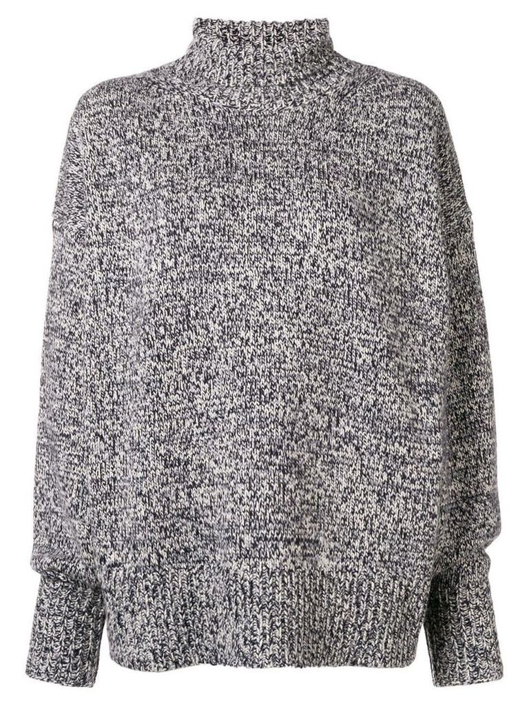 The Row cashmere roll neck jumper - Grey
