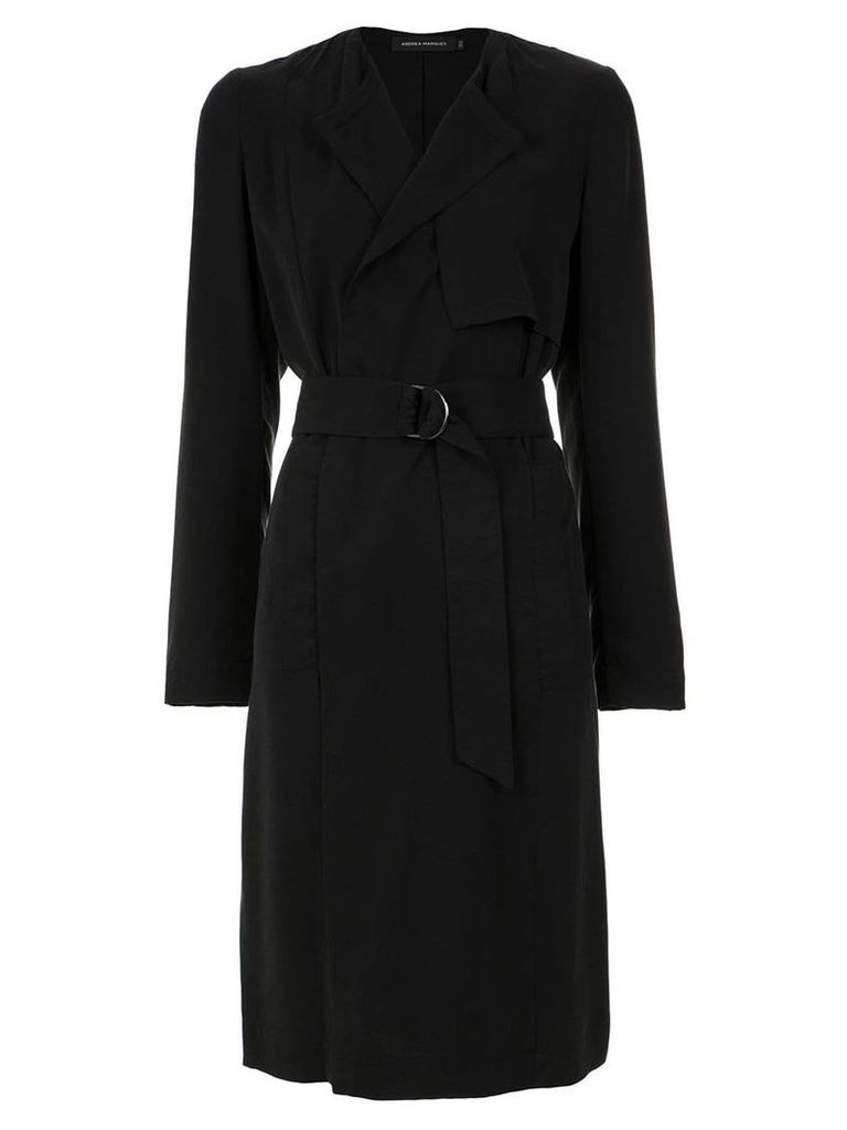 Andrea Marques belted trenchcoat - Preto