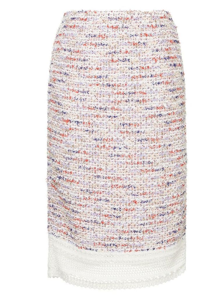 COOHEM tweed pencil skirt - Multicolour