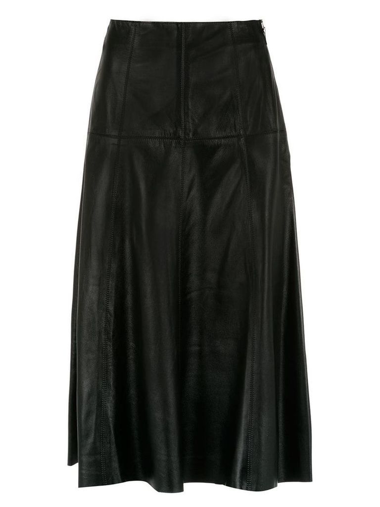 Nk midi leather skirt - Black