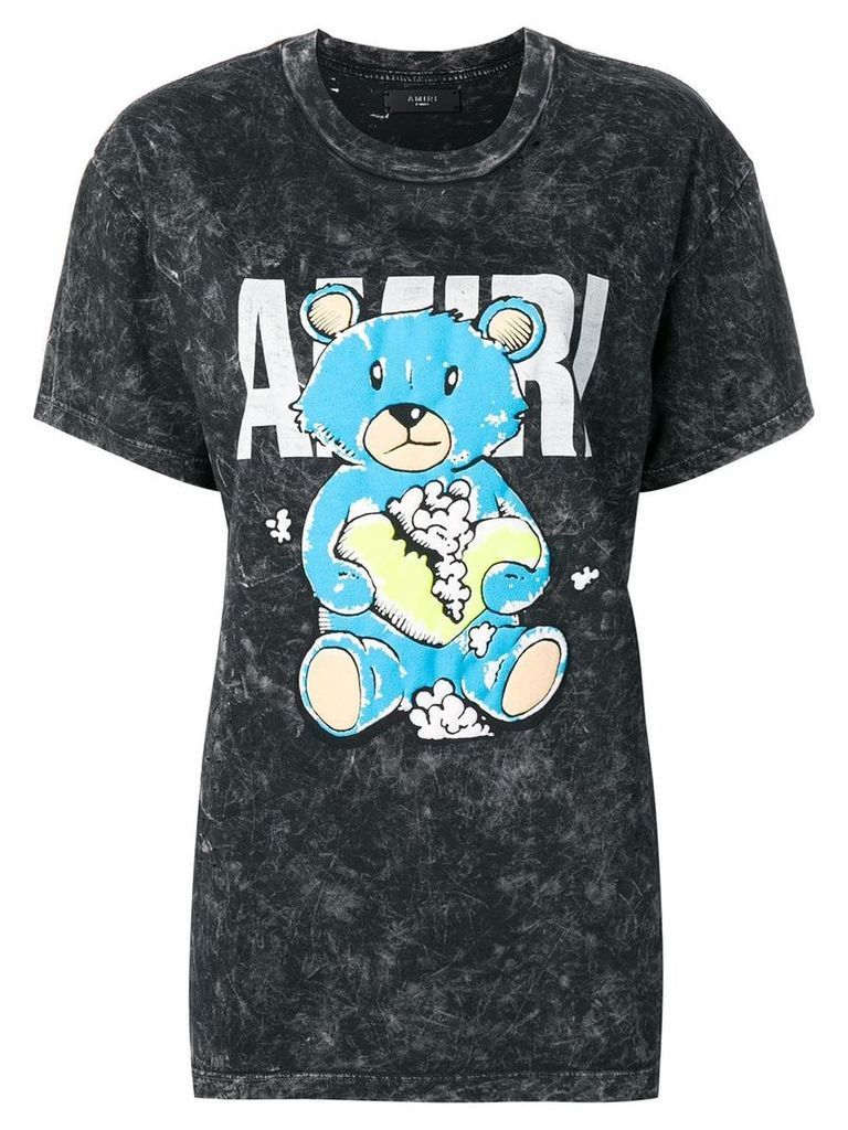 Amiri teddy bear print T-shirt - Black