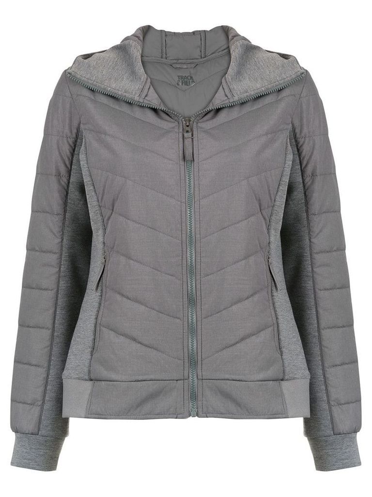 Track & Field quilted effect jacket - Grey