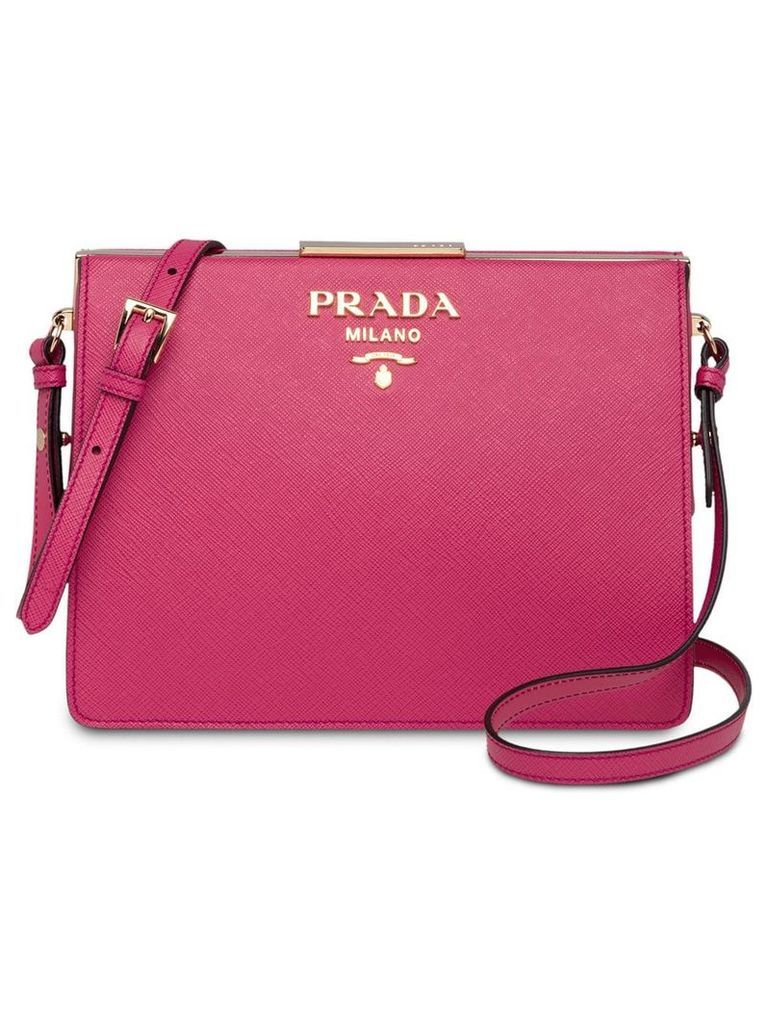 Prada Prada Light Frame Leather Bag - Pink