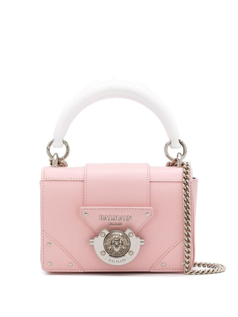 Balmain mini box crossbody bag - Pink