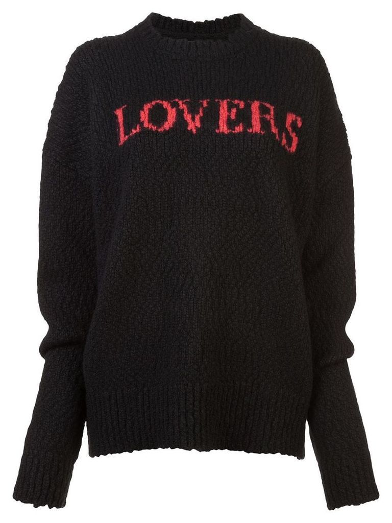 Amiri Lovers knit jumper - Black
