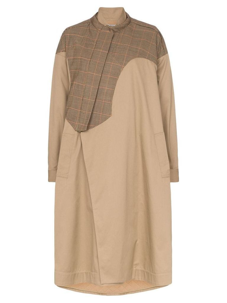 Preen By Thornton Bregazzi hannah padded oversized coat - Camel