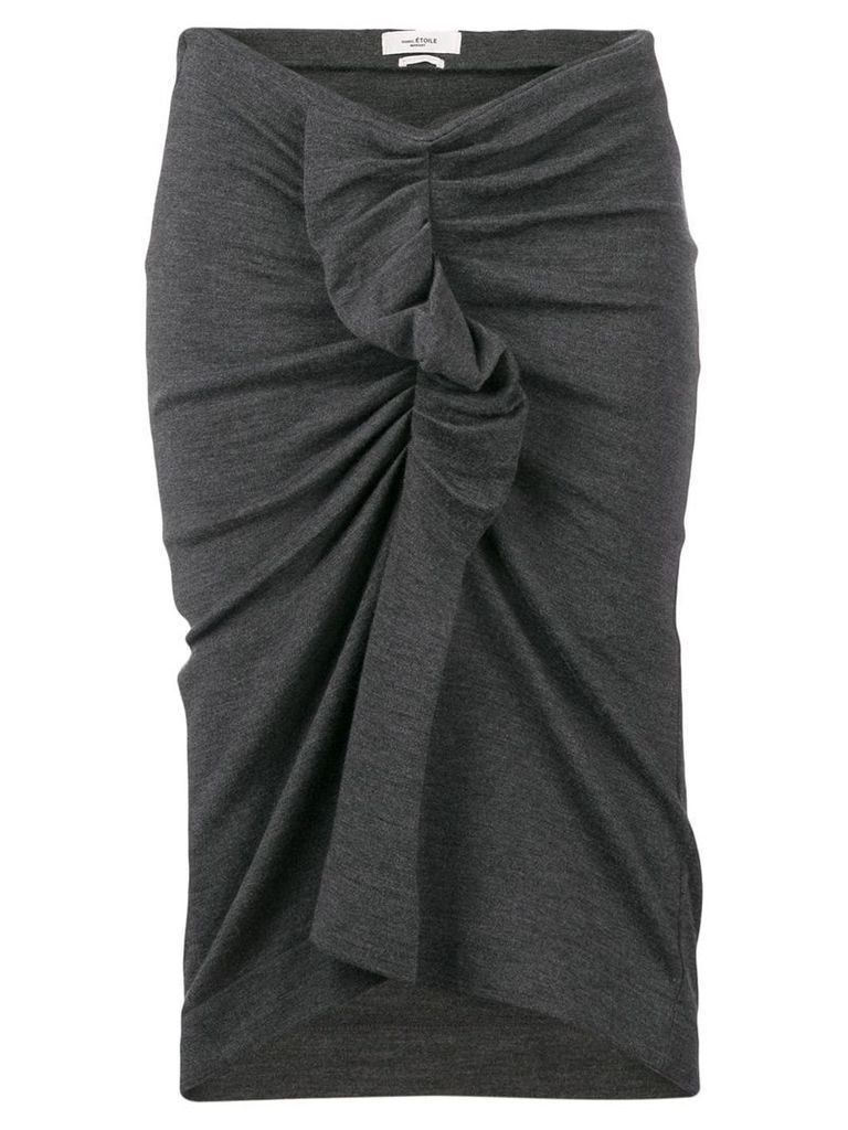 Isabel Marant Ã‰toile asymmetric ruffle skirt - Grey