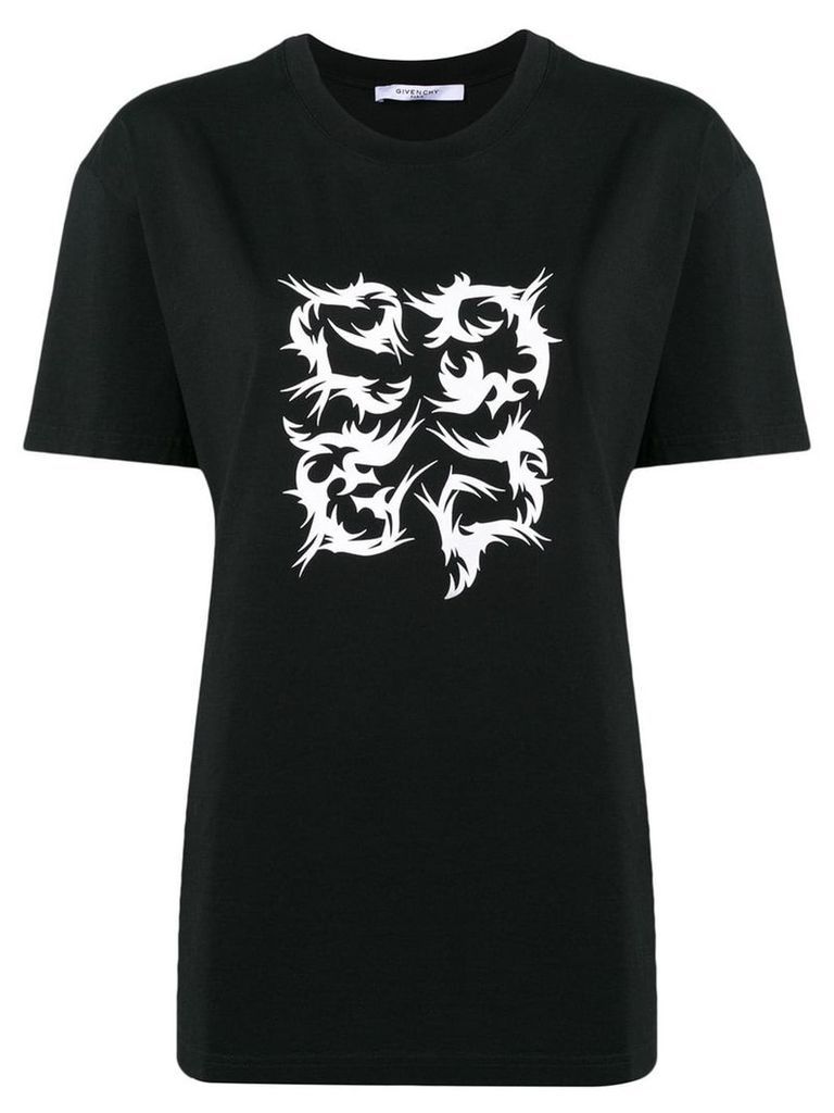 Givenchy 4G Flame T-shirt - Black