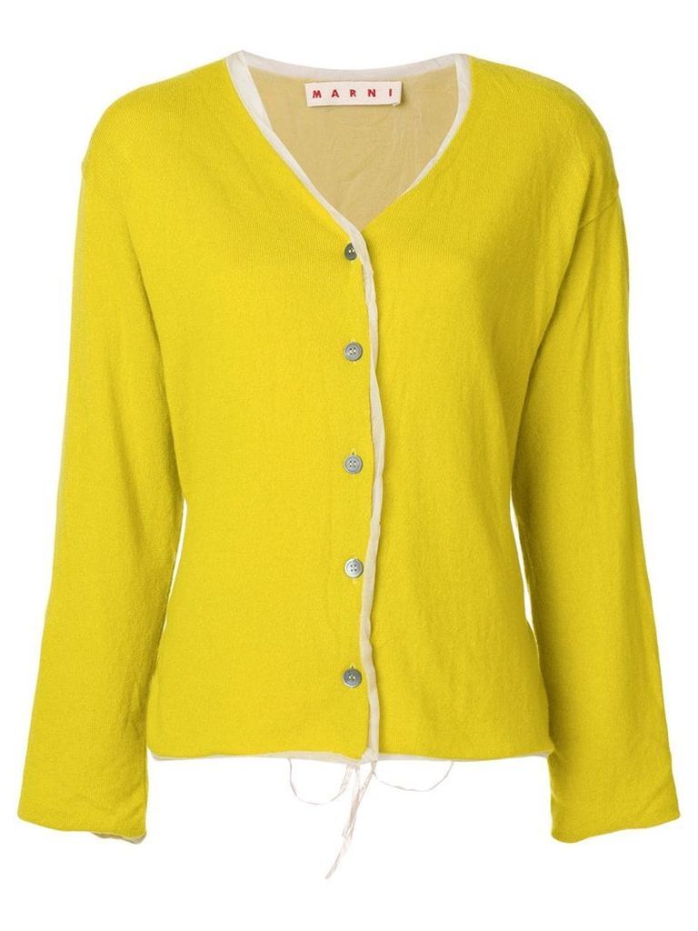 Marni relaxed fit cardigan - Yellow