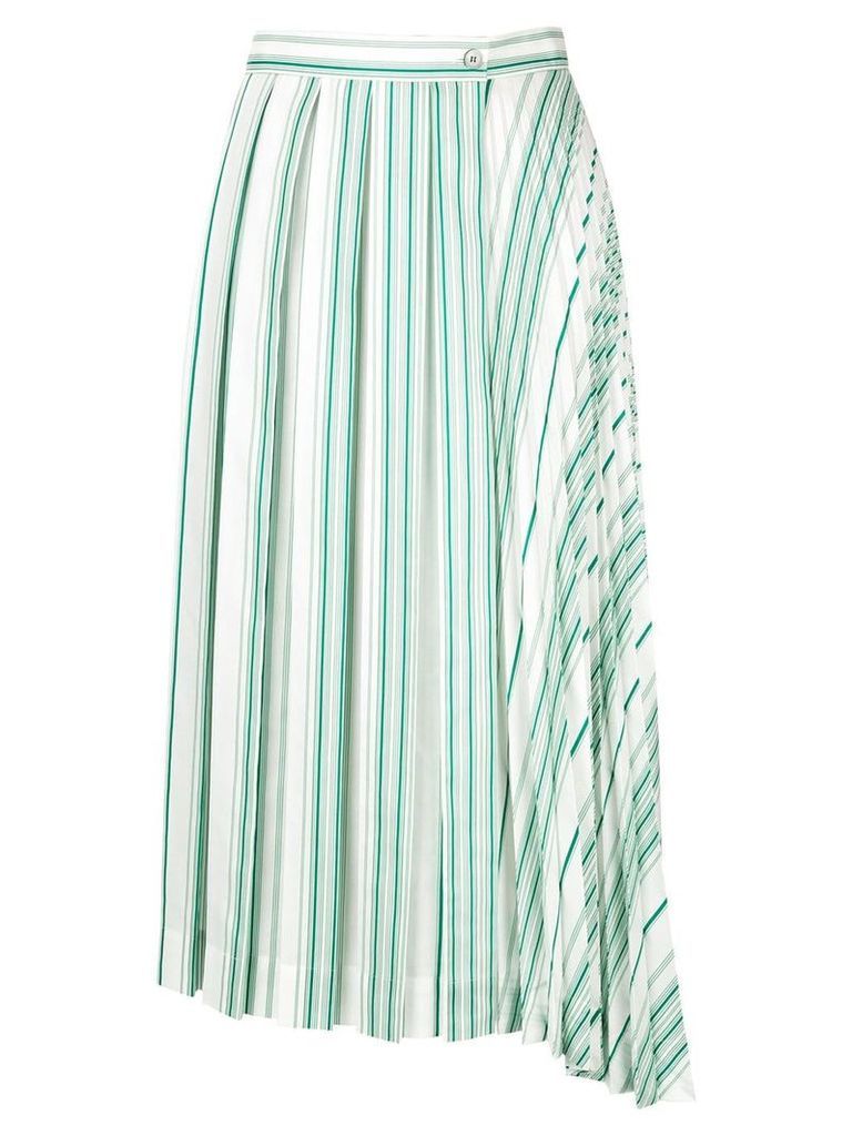 Des PrÃ©s striped midi skirt - White