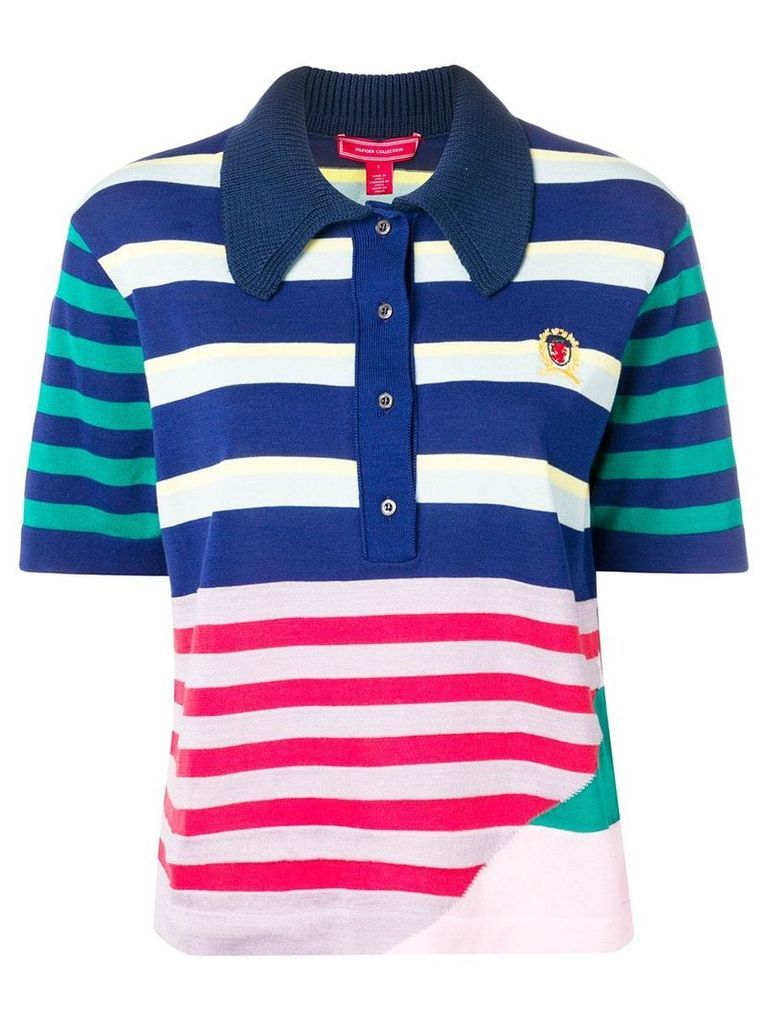 Hilfiger Collection knitted polo top - Blue
