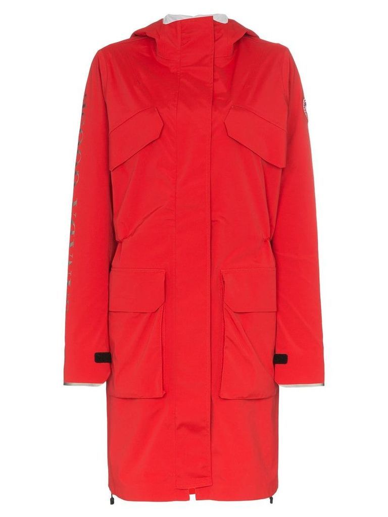 Canada Goose Seaboard reflective panel hooded coat - Red