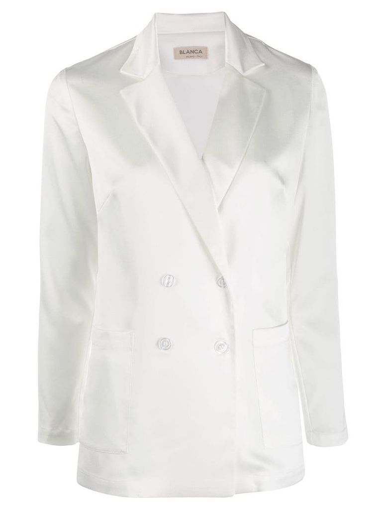 Blanca classic formal blazer - White