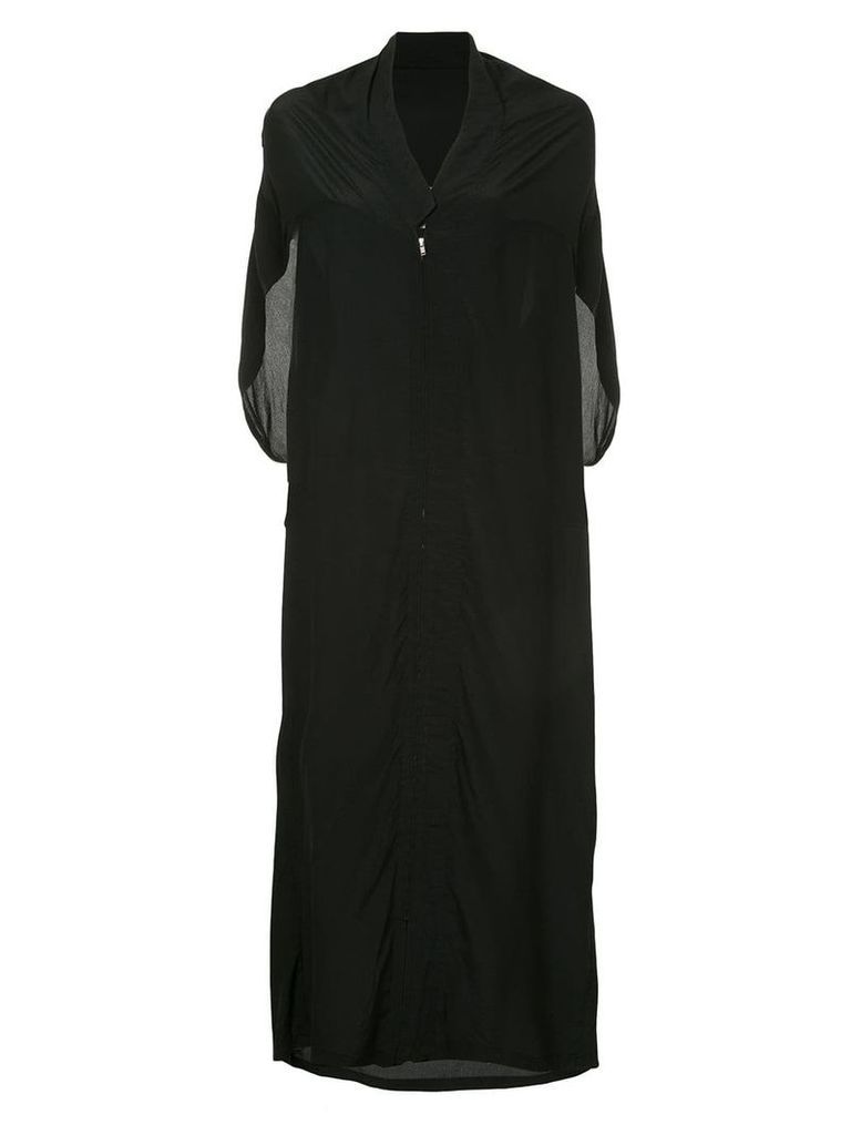 Yohji Yamamoto Pre-Owned sleeveless kimono style dress - Black